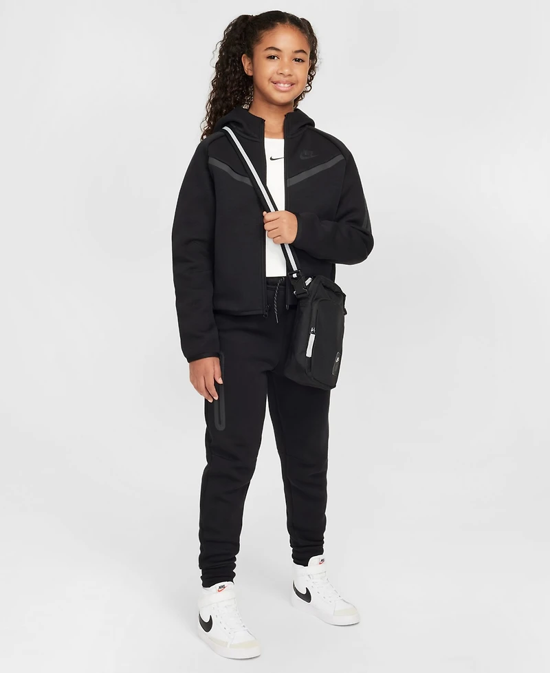 Nike Girls 7-16 Tech Fleece Long-Sleeve Full-Zip Hoodie