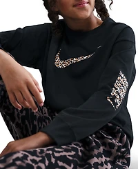 Nike Girls 7-16 Sportswear Long-Sleeve T-Shirt