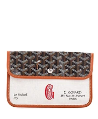 Pre-Owned Goyard Le Foulard Pouch Coated Canvas