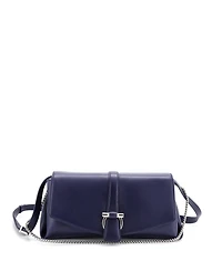 Pre-Owned Salvatore Ferragamo Gancini Flap Crossbody Bag Leather