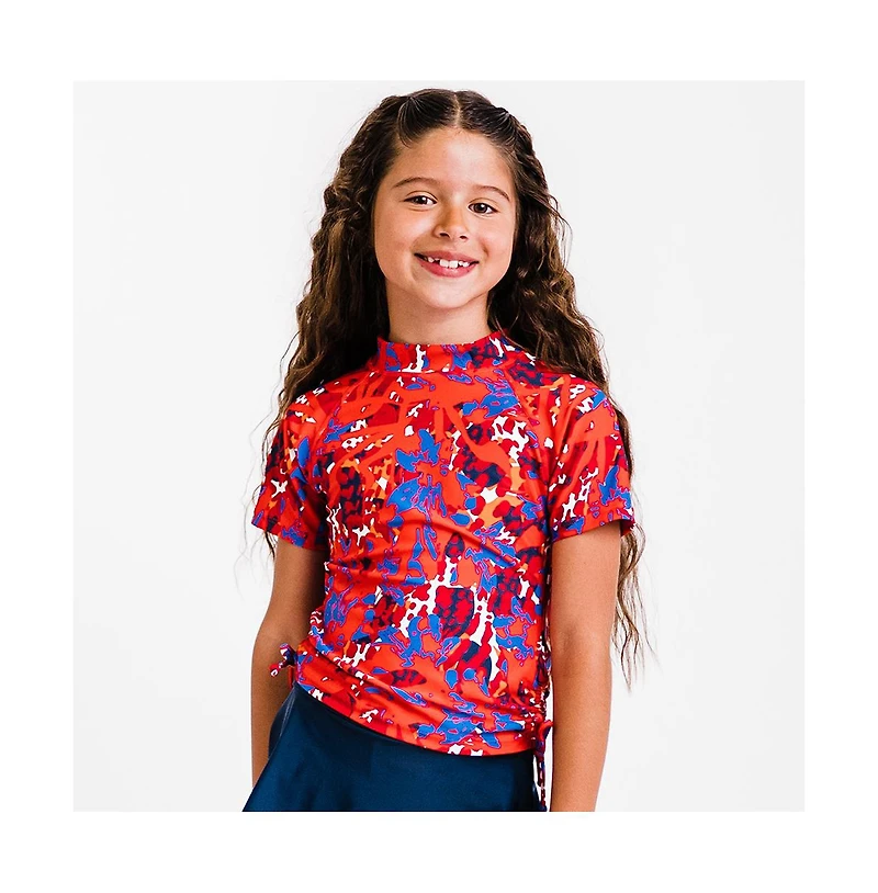 Calypsa Little Girls Surfer Swim Top