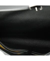 Pre-Owned Goyard Chypre Wallet on Strap Coated Canvas with Leather