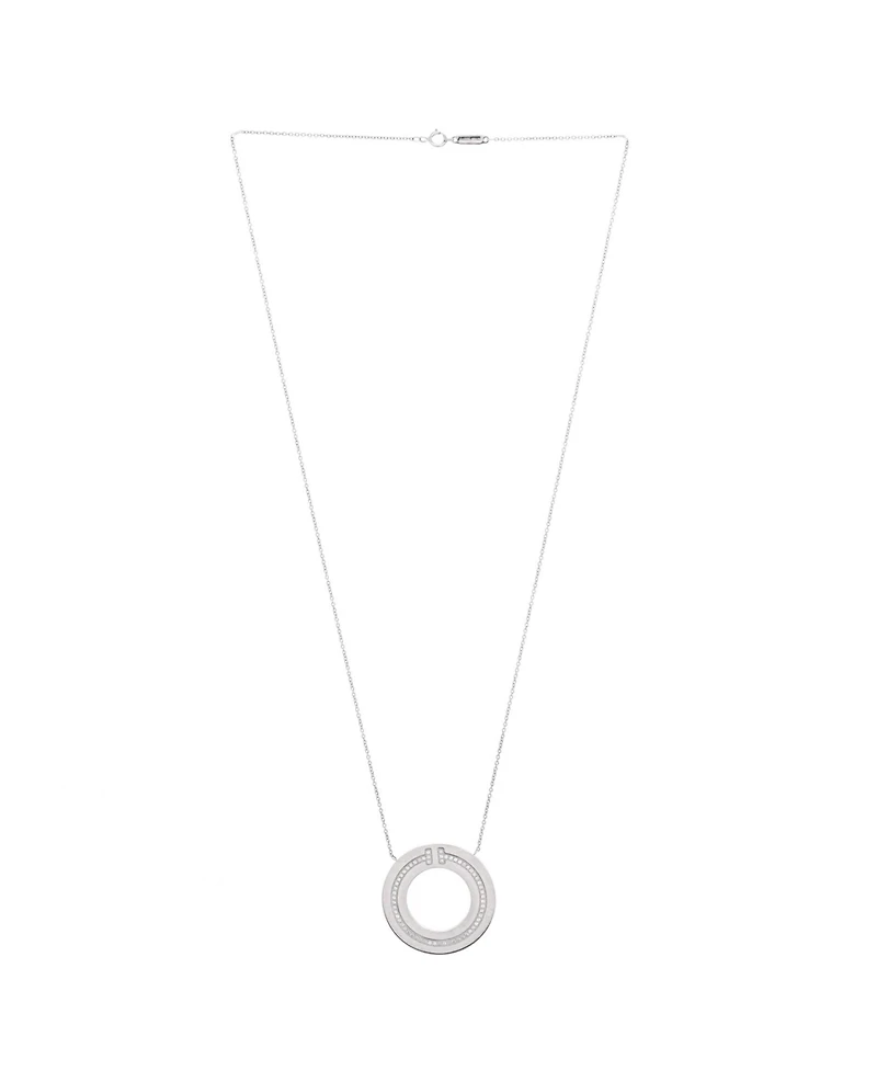 Pre-Owned Tiffany & Co T Circle Pendant Necklace