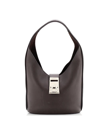 Pre-Owned Salvatore Ferragamo Medium Gancini Buckle Hobo Leather