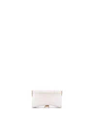 Pre-Owned Balenciaga Hourglass Chain Wallet Embossed Leather