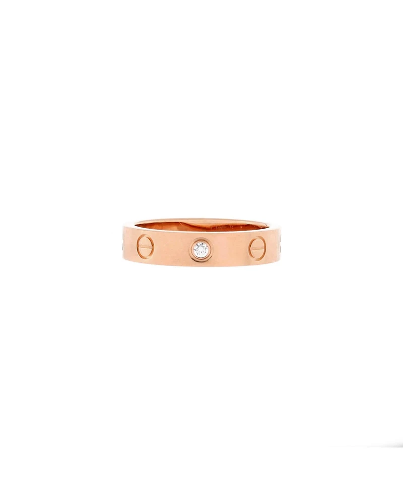 Pre-Owned Cartier Love Wedding Band 1 Diamond Ring