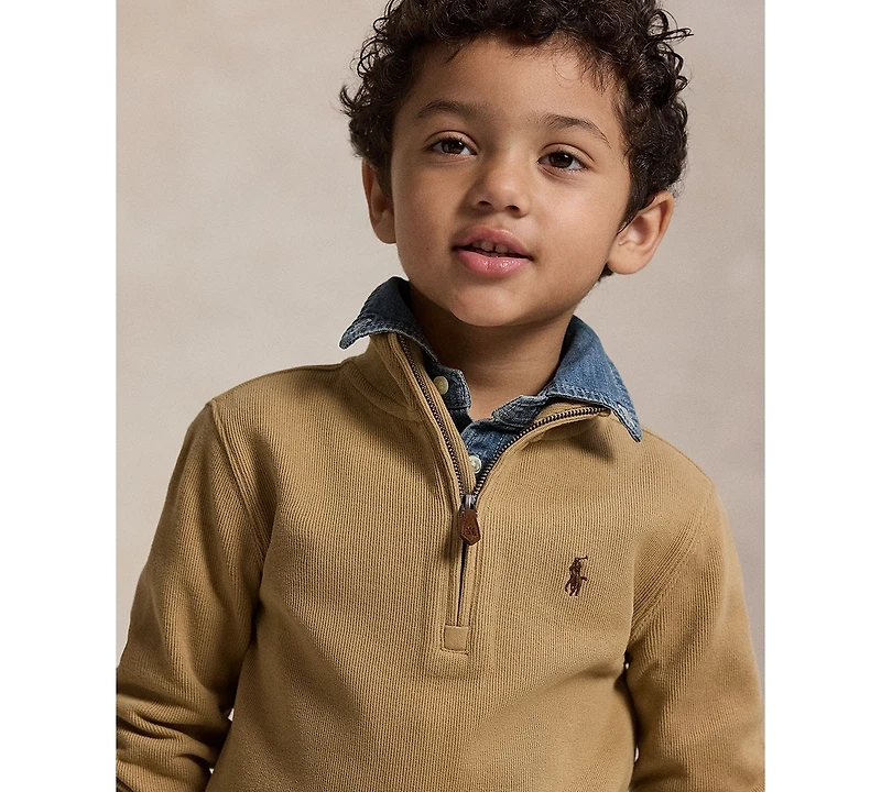 Estate-Rib Quarter-Zip Pullover