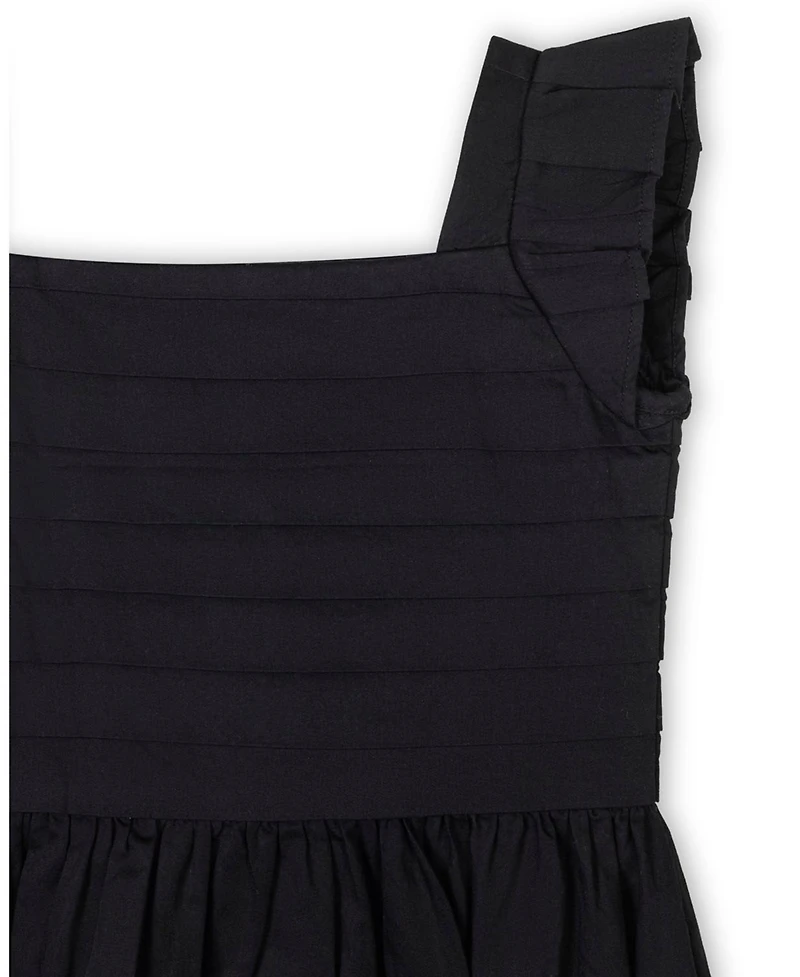 Hope & Henry Big Girls Organic Pleated Bodice Sateen Party Dress
