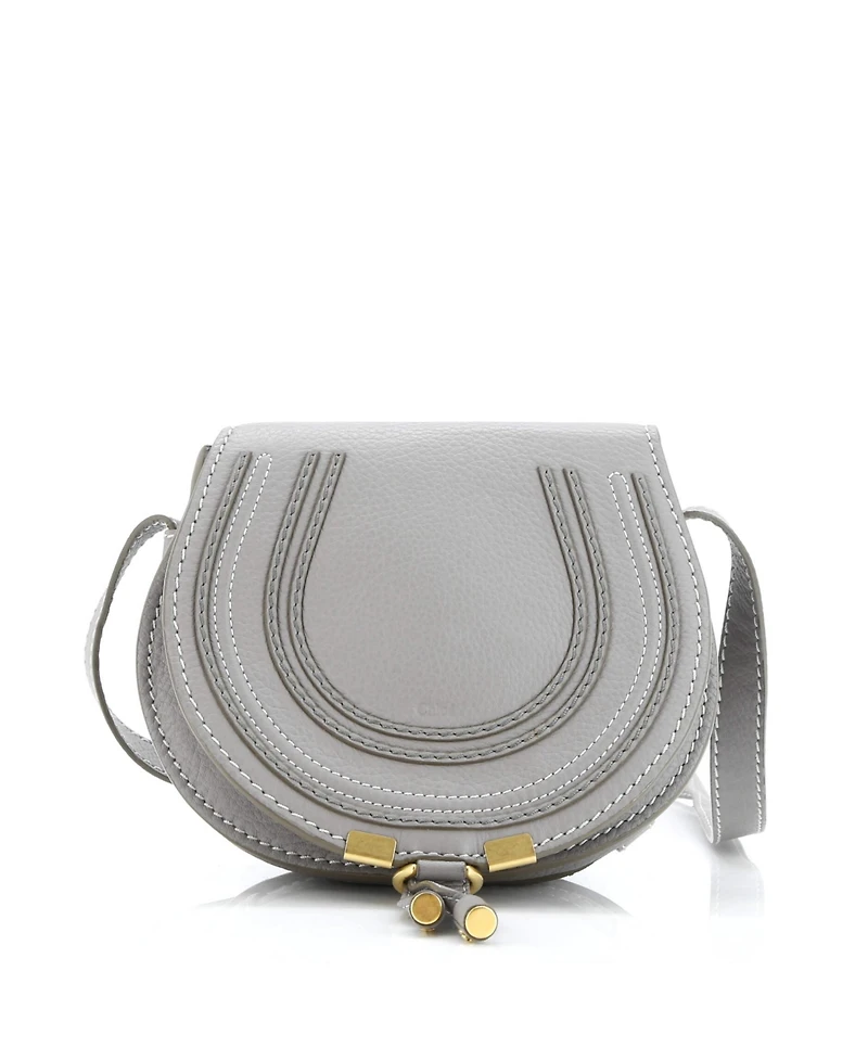 Pre-Owned Chloe Mini Marcie Crossbody Bag Leather