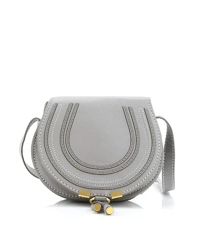 Pre-Owned Chloe Mini Marcie Crossbody Bag Leather