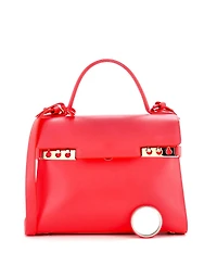 Pre-Owned Delvaux Gm Tempete Top Handle Bag Leather