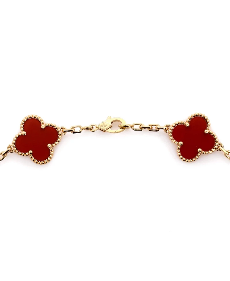 Pre-Owned Van Cleef & Arpels Vintage Alhambra 10 Motifs Necklace