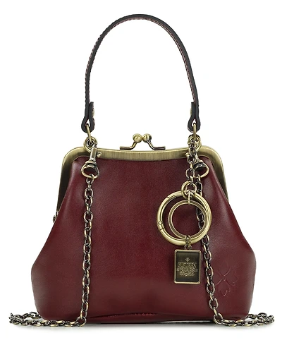 Patricia Nash Mini Laureana Crossbody Kisslock Bag with Charm
