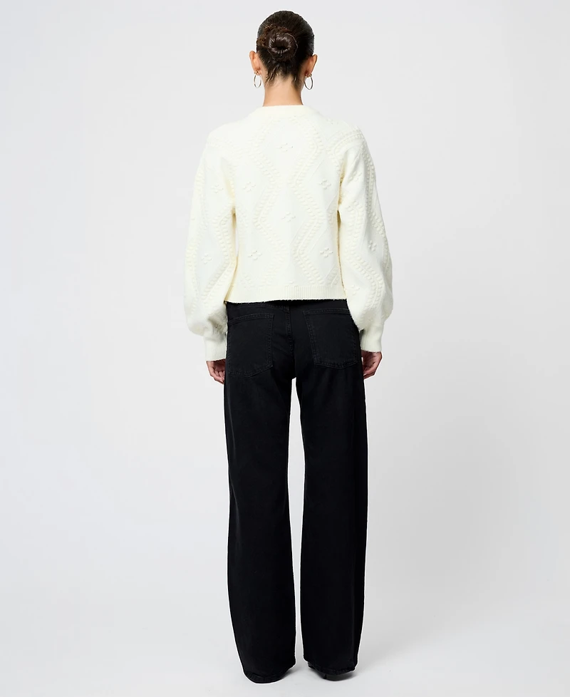 French Connection Women's Long-Sleeve Bow Detail Sweater