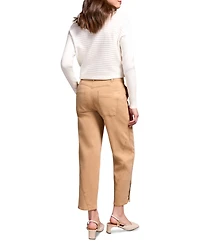 Tribal Women's Stretch Twill Barrel Leg Ankle Pants