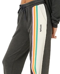 Rip Curl Women's Surf Revival Embroidered Logo Detail Track Pants