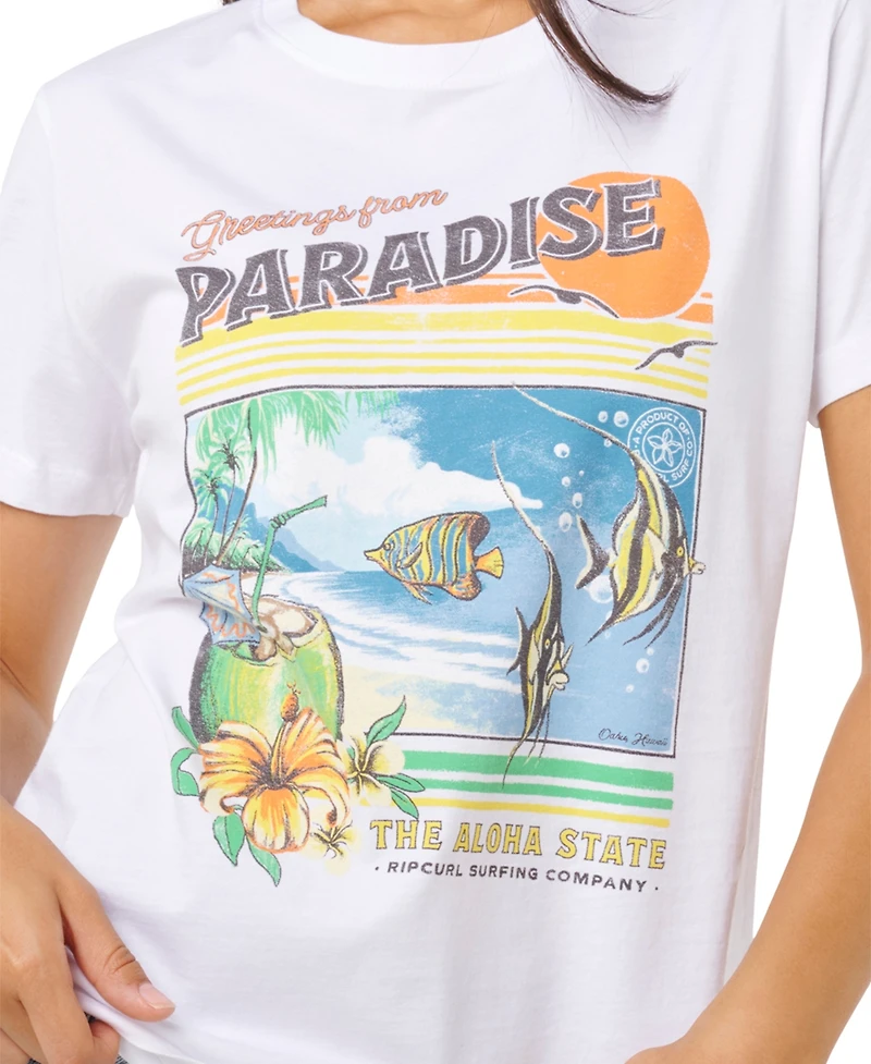 Rip Curl Women's Paradise Printed Short-Sleeve T-Shirt