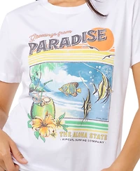 Rip Curl Women's Paradise Printed Short-Sleeve T-Shirt