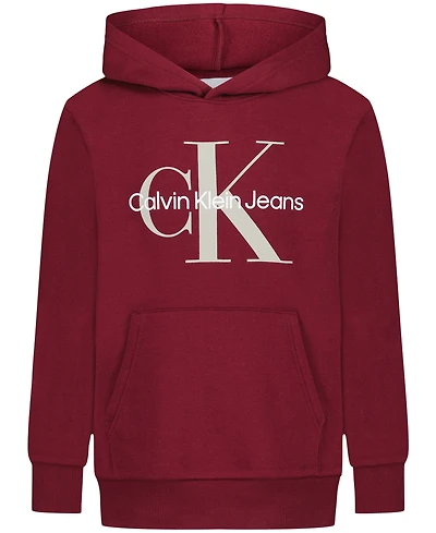 Calvin Klein Boys 8-20 Old School Logo Pull-On Hoodie