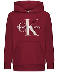 Calvin Klein Boys 8-20 Old School Logo Pull-On Hoodie