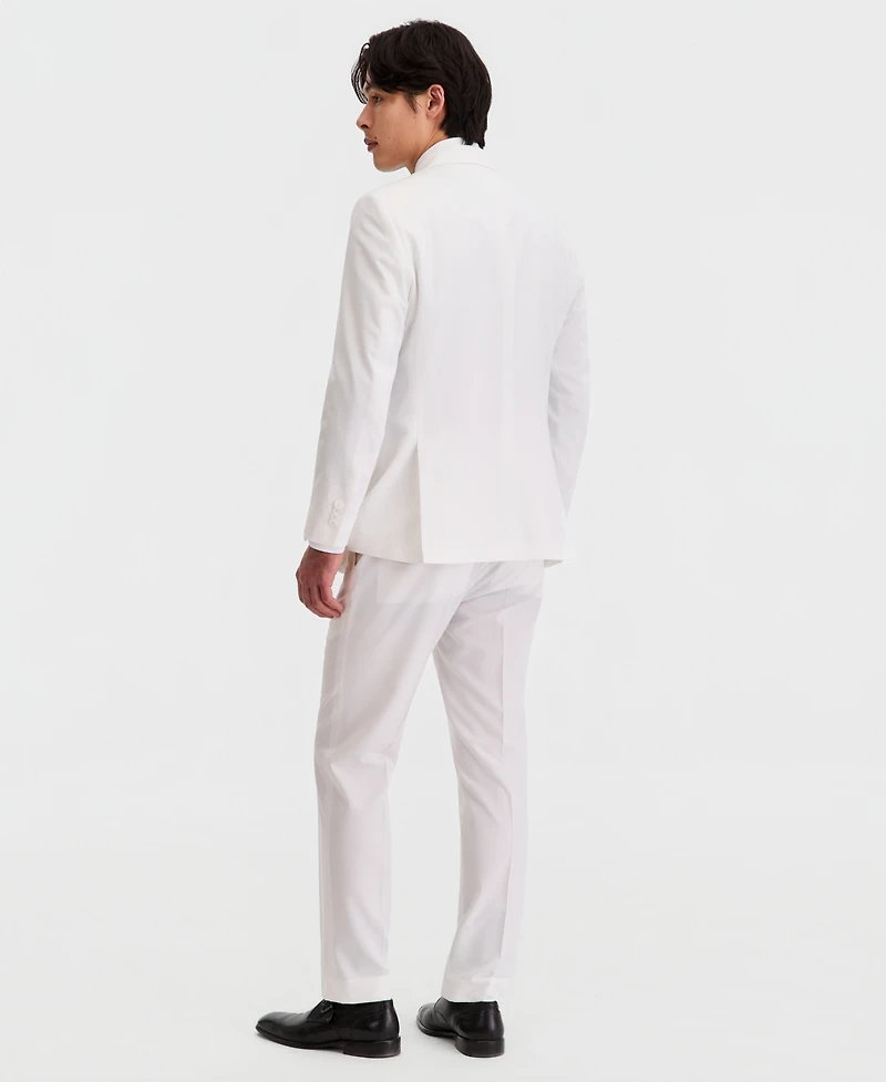 Kenneth Cole Reaction Men's Double-Breasted Slim-Fit Nested Suit