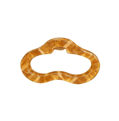 Headbands of Hope Large Luxe Oval Claw Clip – Caramel Marble