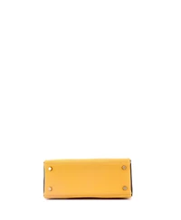 Pre-Owned Hermes Kelly 25 Handbag Bicolor Togo with Brushed Gold Hardware