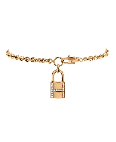 Pre-Owned Hermes Amulettes Cadenas Pendant Bracelet