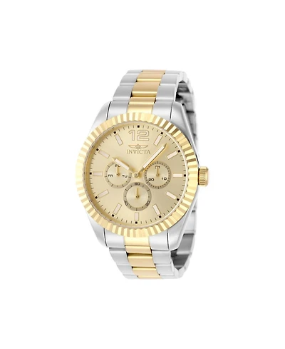 Invicta Men's 49518 Specialty Quartz Chronograph Gold Dial Watch