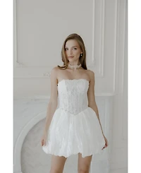 Untamed Petals Women's Juliette Mini Dress
