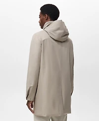 Mango Men's Thermolite Waterproof Pockets Parka