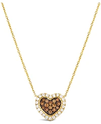 Le Vian Chocolate Diamond (0.34 ct. t.w.) & Nude Diamond (0.30 ct ct. t.w.) Pendant Necklace in 14K Honey Gold