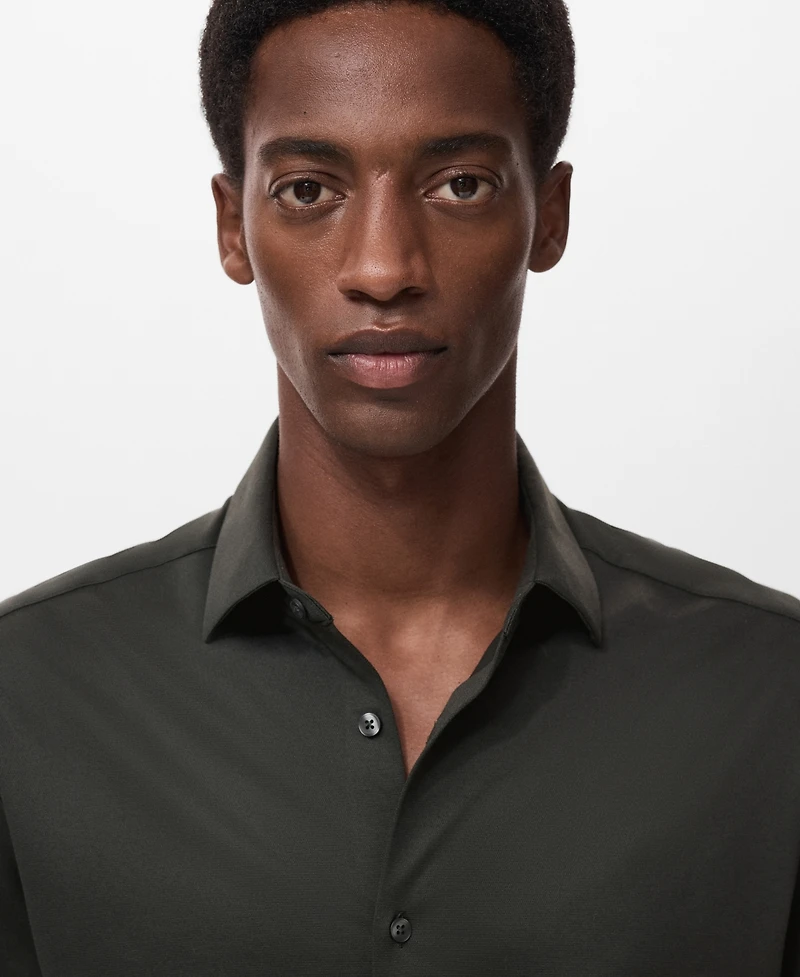 Mango Men's Comfort Stretch Non-Iron Shirt