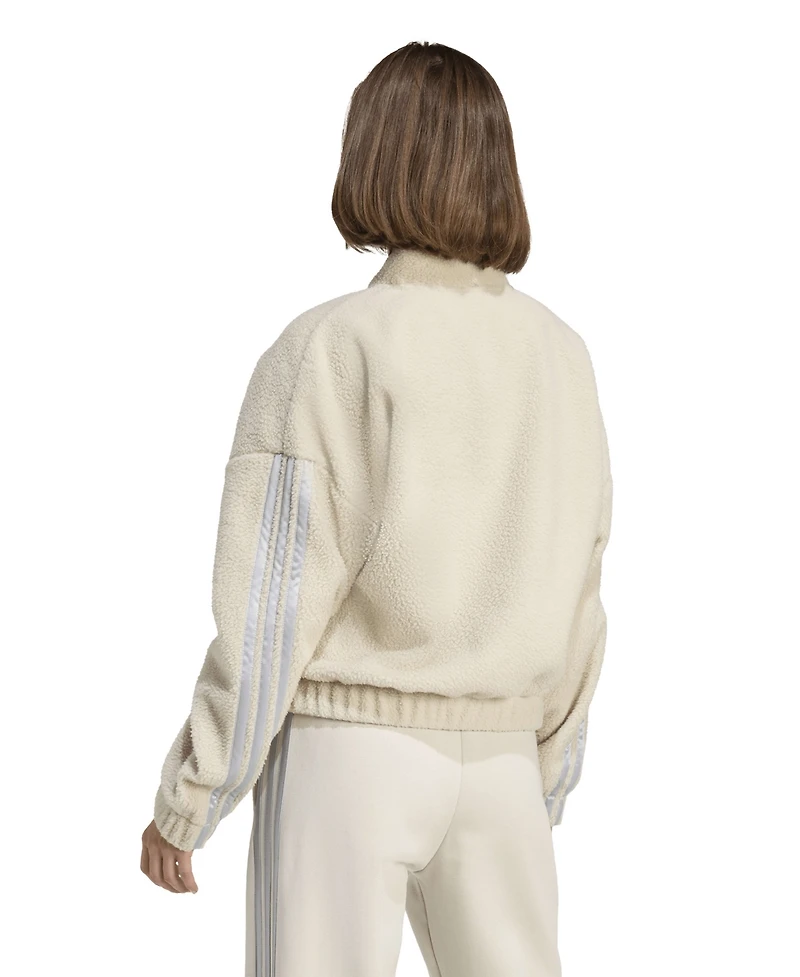 adidas Women's Full Zip Loose Fit Jacket