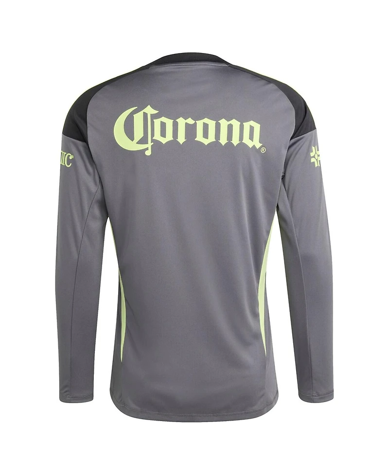 Adidas Men's Gray Club America 2025/26 Long Sleeve Goalkeeper Jersey