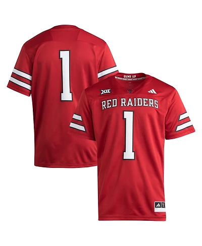 Adidas Men's 1 Red Texas Tech Raiders Premier Jersey