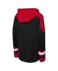 Outerstuff Big Boys and Girls Black Carolina Hurricanes Must Have Home V-Neck Pullover Hoodie