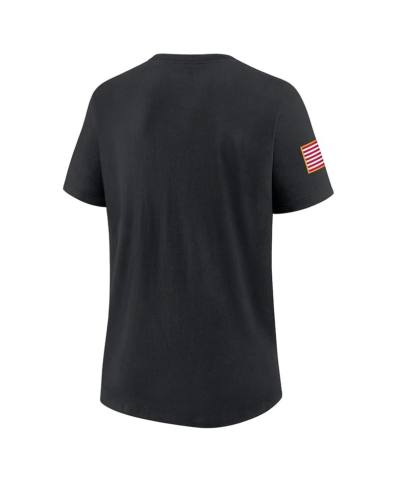 Nike Women's Black Oregon Ducks 2025 Military Appreciation Dri-fit T-Shirt