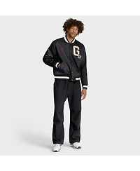 Nike Men's Black Georgia Bulldogs Legacy Full-Snap Bomber Jacket
