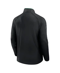 Fanatics Men's Black Dallas Stars Authentic Pro Rink Training Quarter-Zip Pullover Sweatshirt