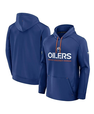 Fanatics Men's Royal Edmonton Oilers Authentic Pro Rink Hoodie