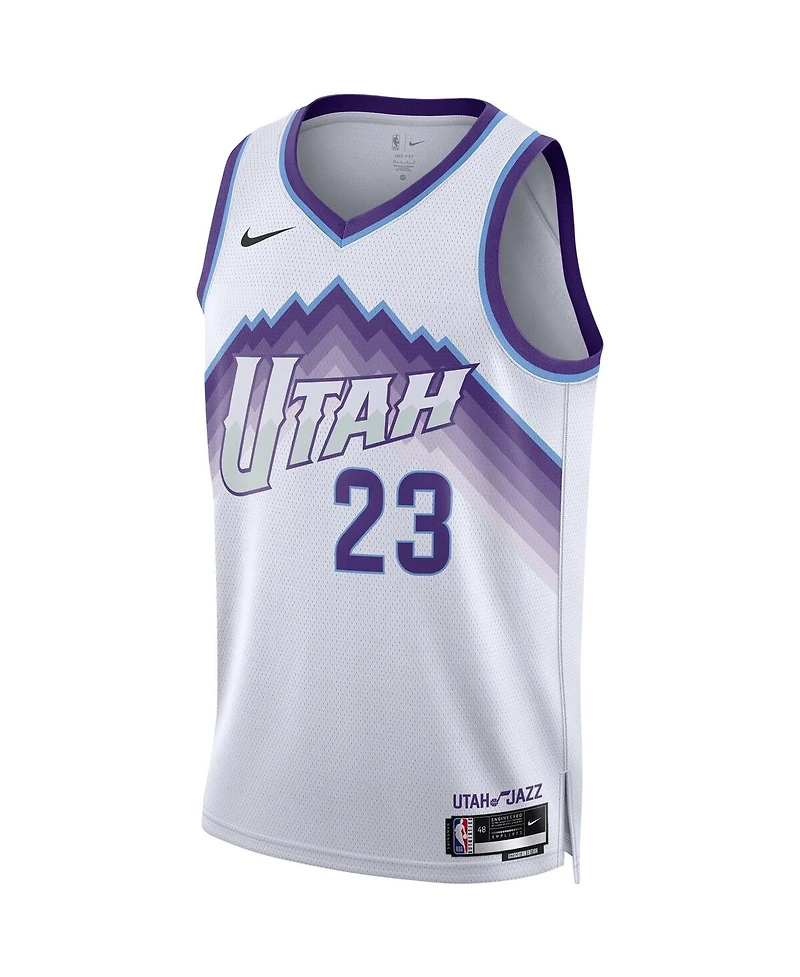 Nike Men's and Women's Lauri Markkanen White Utah Jazz Swingman Jersey - Association Edition