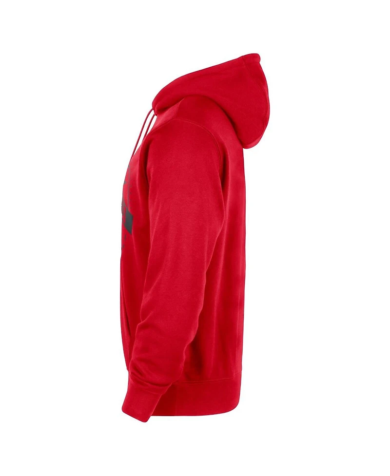 Nike Men's Red Chicago Bulls 2025/26 Authentic Practice Club Pullover Hoodie
