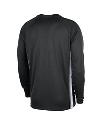 Nike Men's Black Brooklyn Nets 2025/26 Authentic Pre-Game Legend Dri-fit Long Sleeve Shooting Shirt