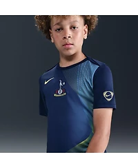 Nike Big Boys and Girls Navy Tottenham Hotspur 2025/26 Third Academy Pro Pre-Match Dri-Fit Jersey