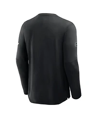 Fanatics Men's Black Carolina Hurricanes Authentic Pro Rink Tech Long Sleeve T-Shirt