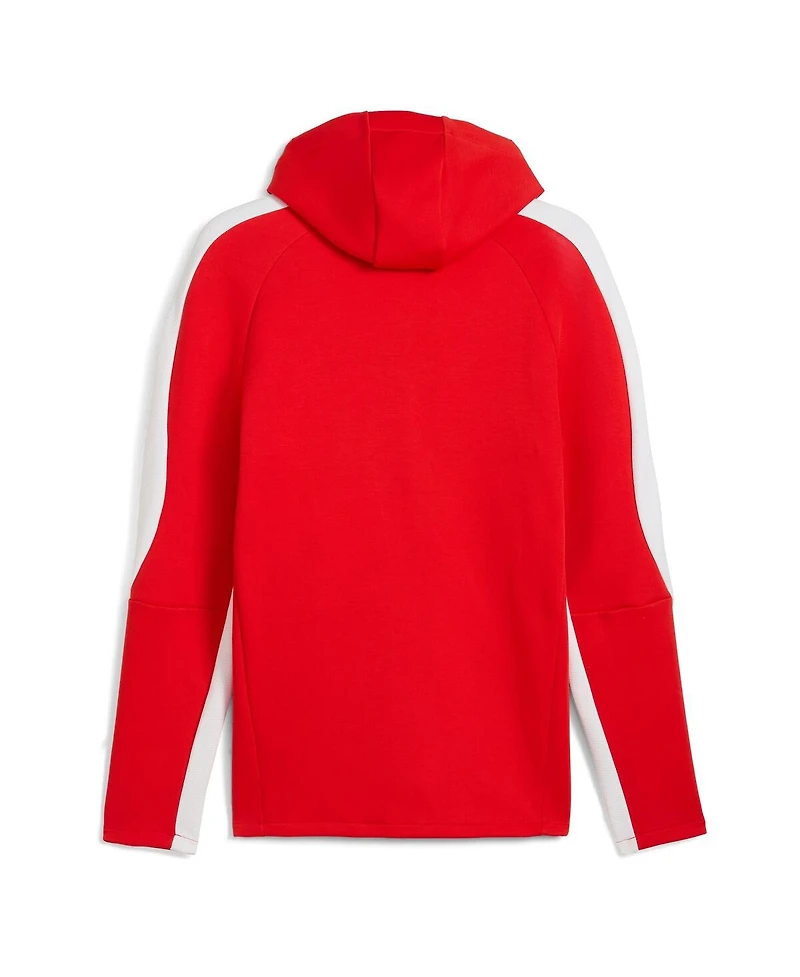 Puma Men's Red Chivas Evostripe Full-Zip Hoodie