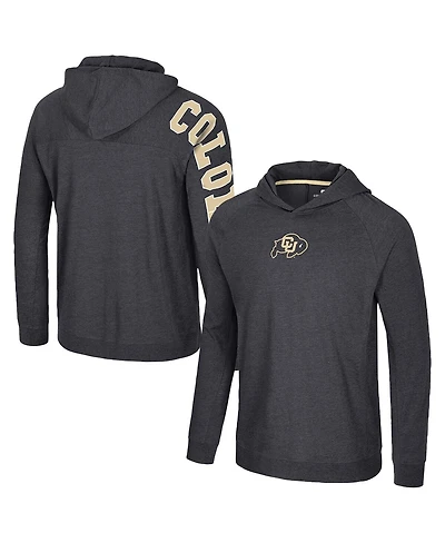 Colosseum Men's Black Colorado Buffaloes Back in Business Long Sleeve Raglan T-Shirt