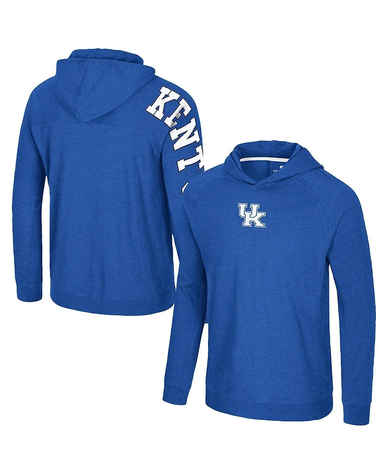 Colosseum Men's Royal Kentucky Wildcats Back Business Long Sleeve Raglan T-Shirt