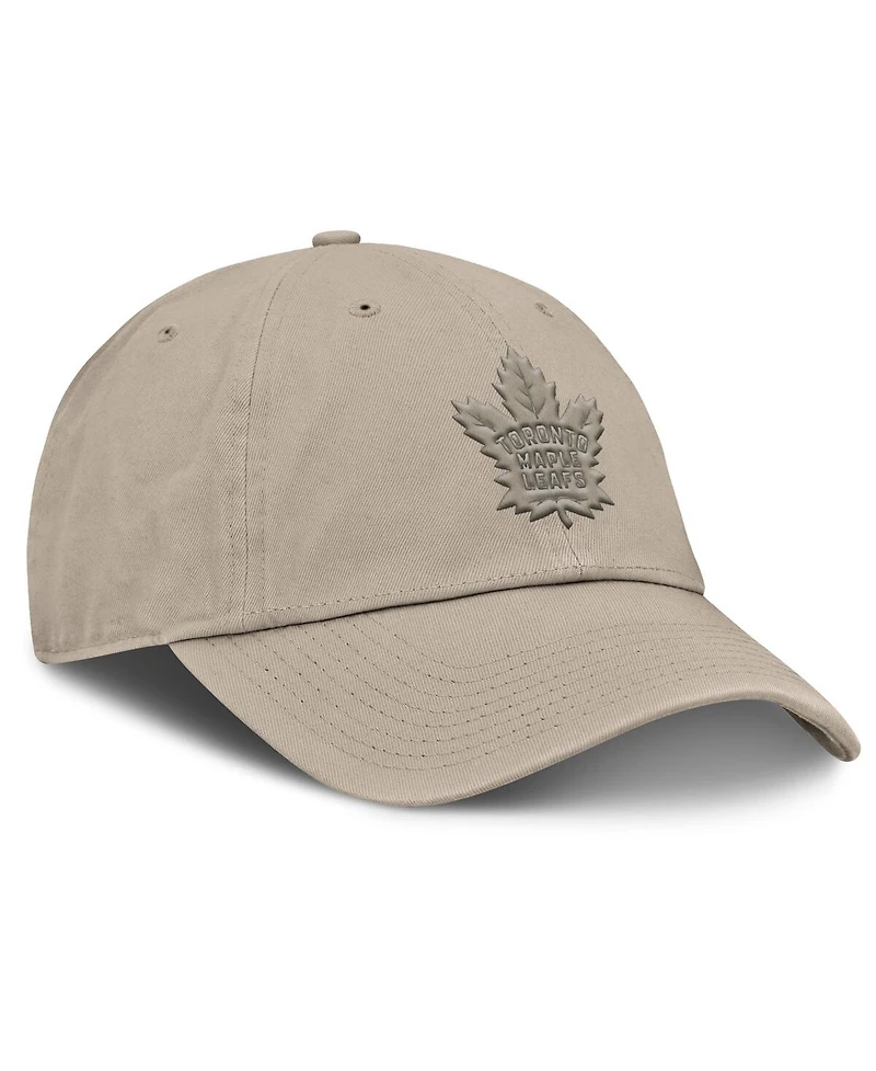 Fanatics Men's Tan Toronto Maple Leafs Authentic Pro Road Adjustable Hat